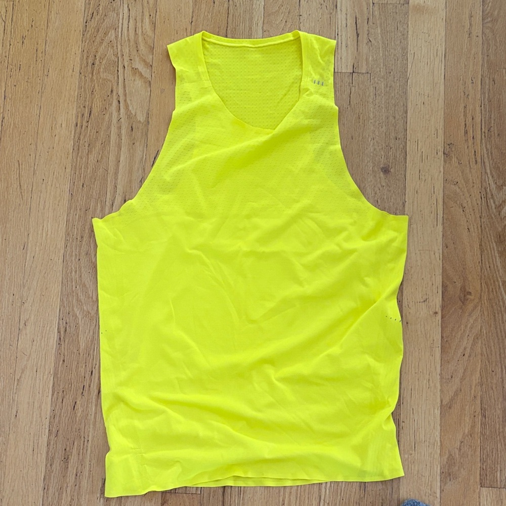 Lululemon Athletica Men's Yellow Tank Top